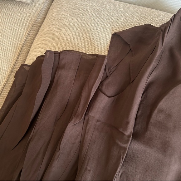 Reformaiton Maven Midi Dress - Mole Cafe Chocolate - Picture 8 of 12